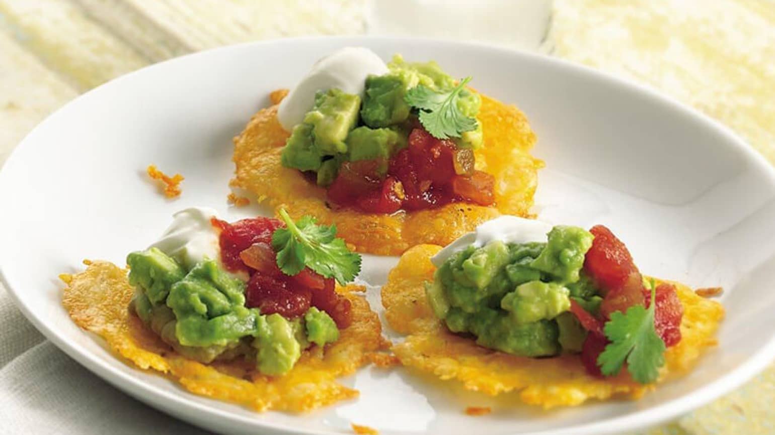 Guacamole Cheese Crisps